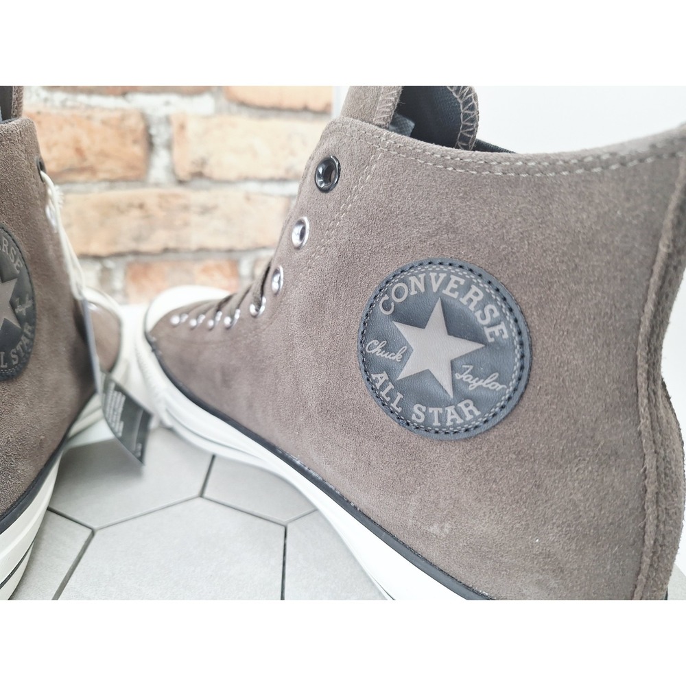 Converse Chuck‎ Taylor All Star Hi Suede Shoes Men Sz 12 Brown Suede Tabacoo - Picture 9 of 13